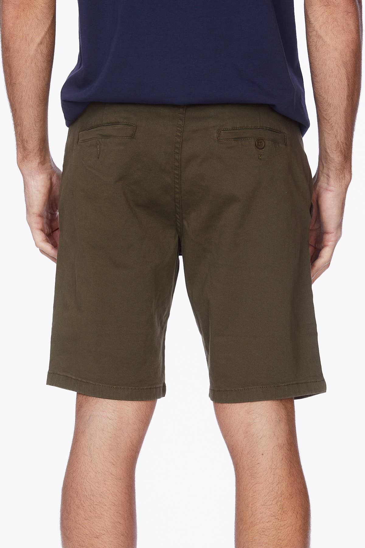 Shorts Chino Été Stretch 4 Poches en Twill pour Hommes