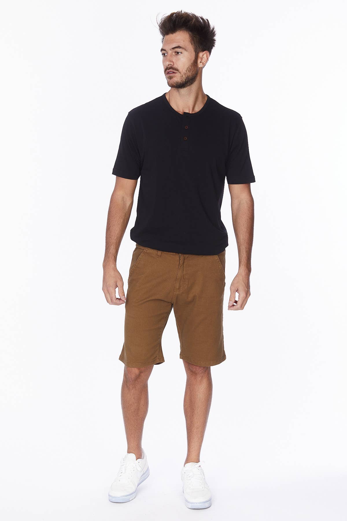 Shorts Chino Été Stretch 4 Poches en Twill pour Hommes