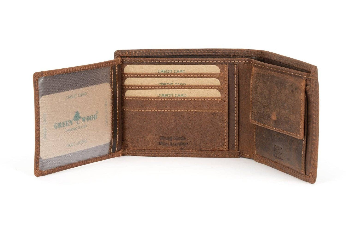Portefeuille en cuir Hart Wax Pull-up - RFID