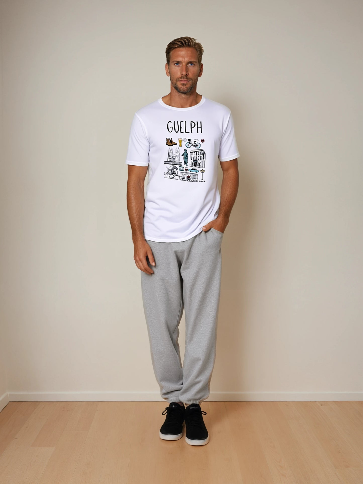 Men's Vintage Jersey Guelph City T-Shirt