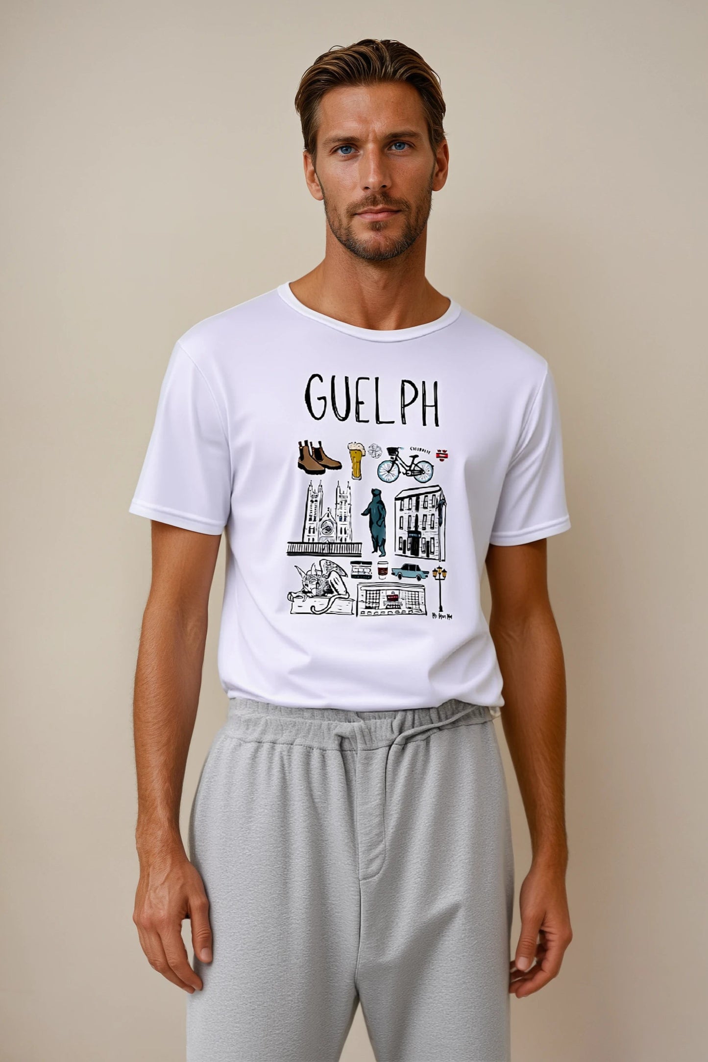 Men's Vintage Jersey Guelph City T-Shirt