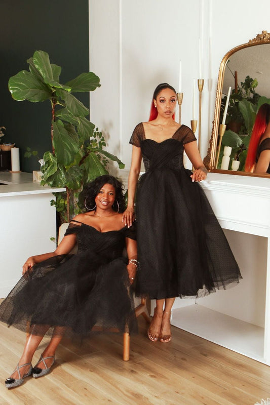 Ms. Meri Mak Collection Tulle Evening Dress