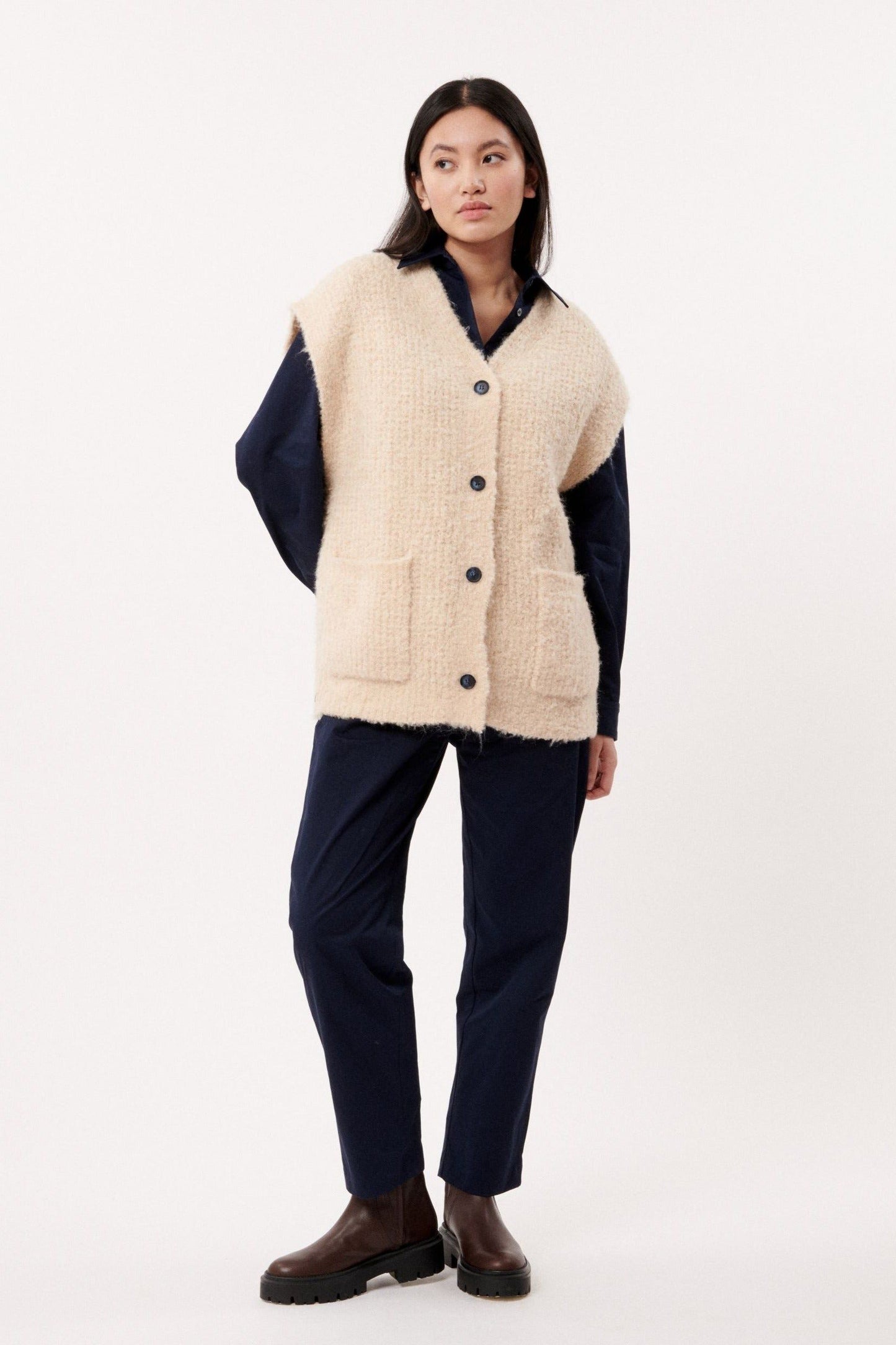 Magaly relaxed sweater-vest - Ms.Meri Mak