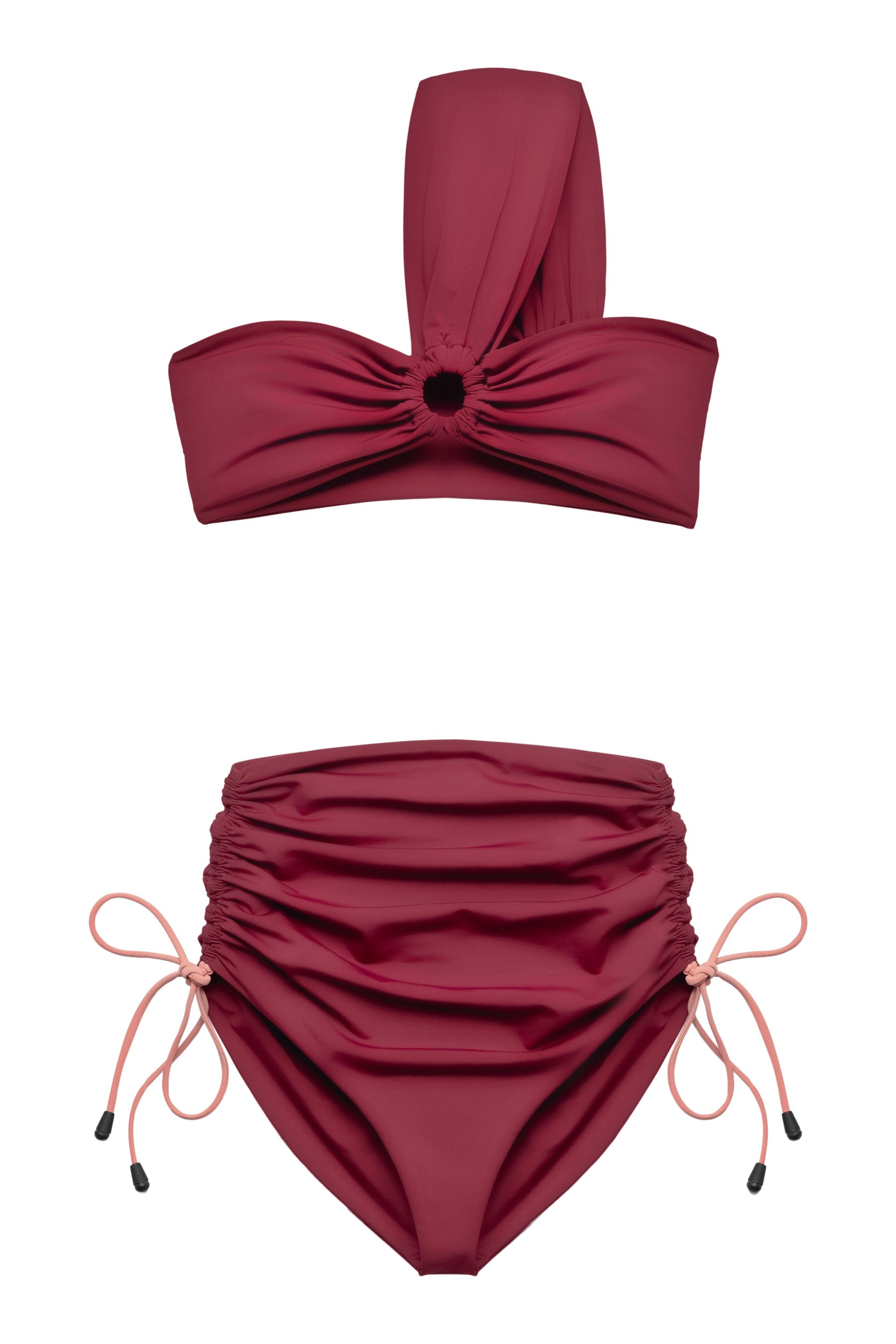 Lola Ruched Bikini Bottom - Ms.Meri Mak