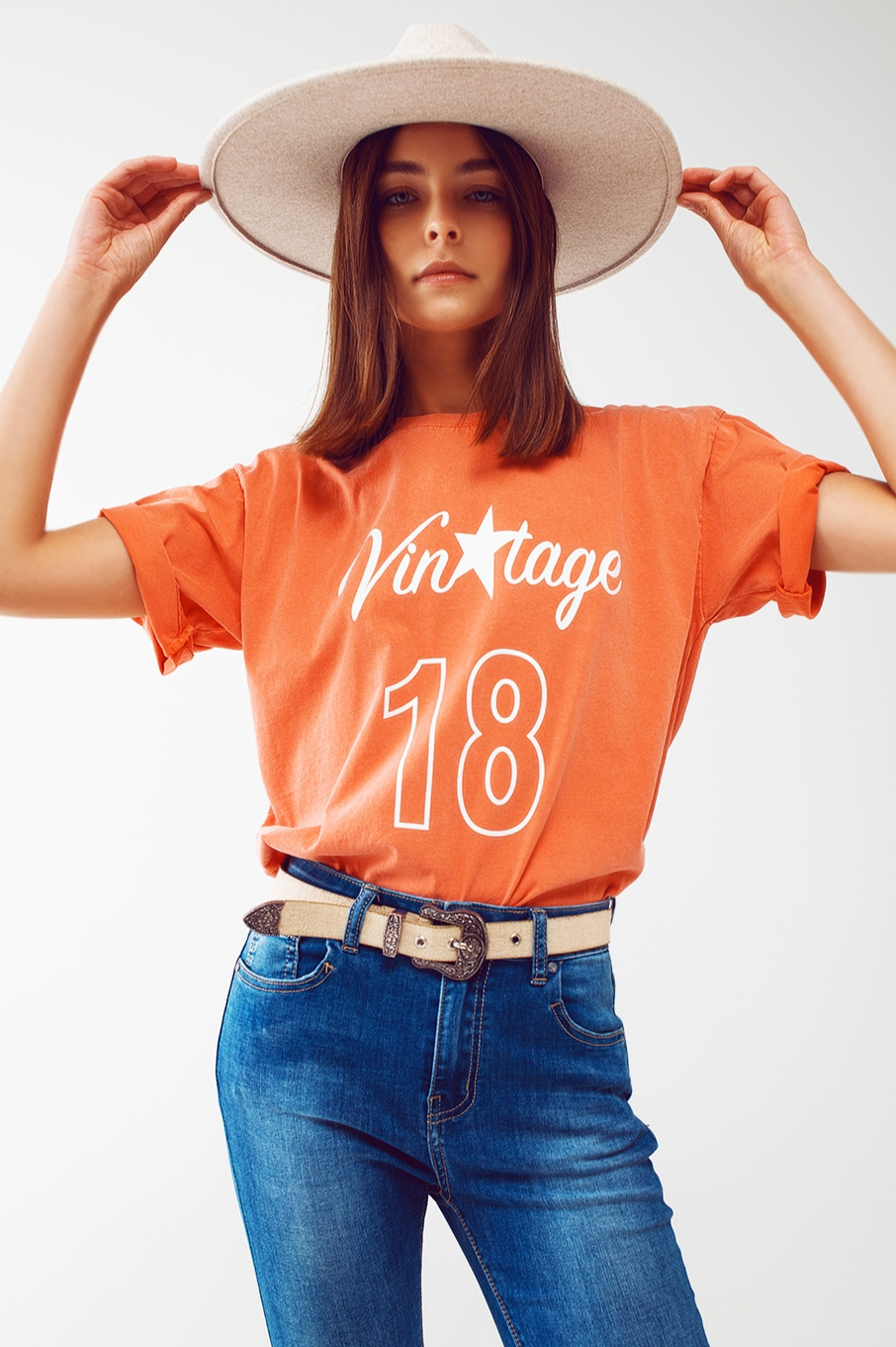 Boyfriend Cotton Relaxed Vintage Tee T-Shirt