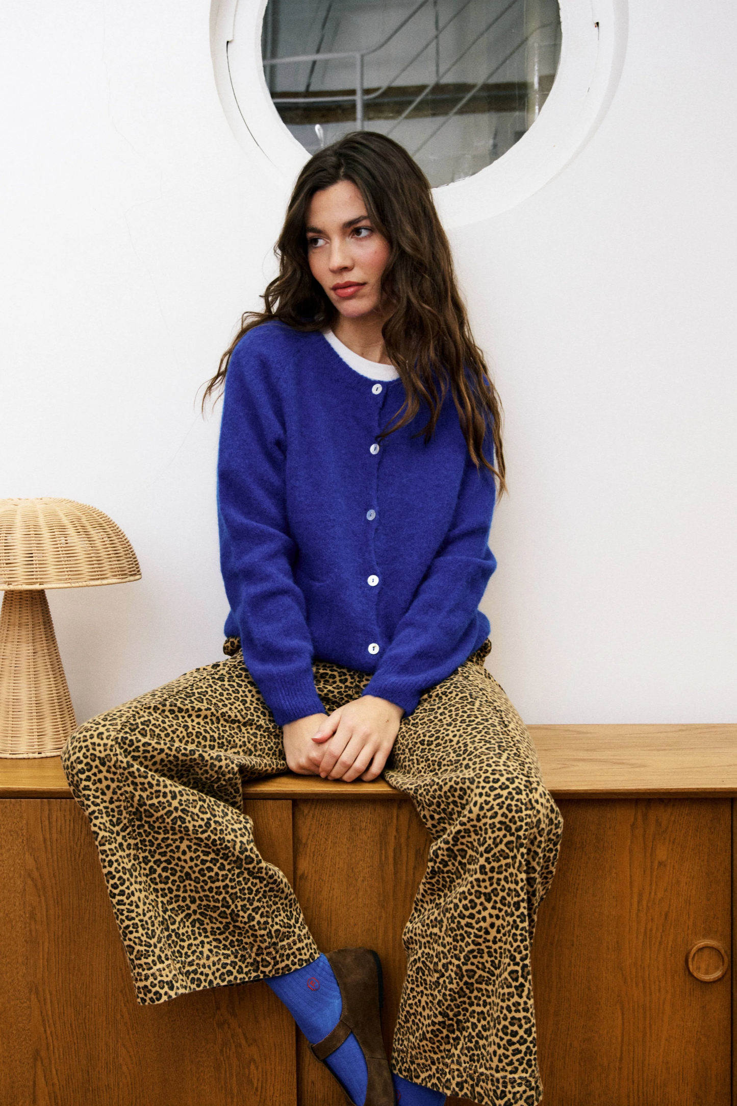 Ilouna Electric Blue Cardigan