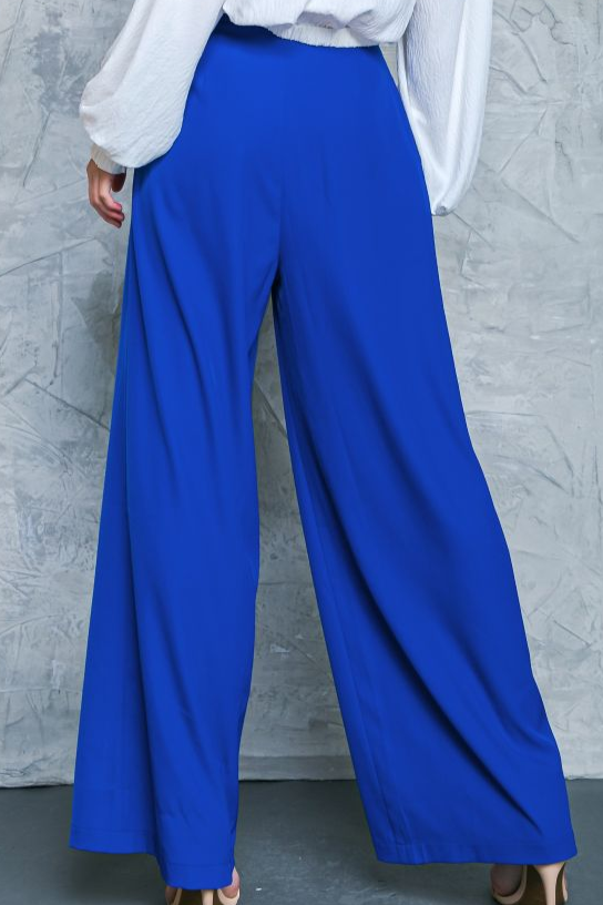 Palazzo Cobalt Blue Trousers