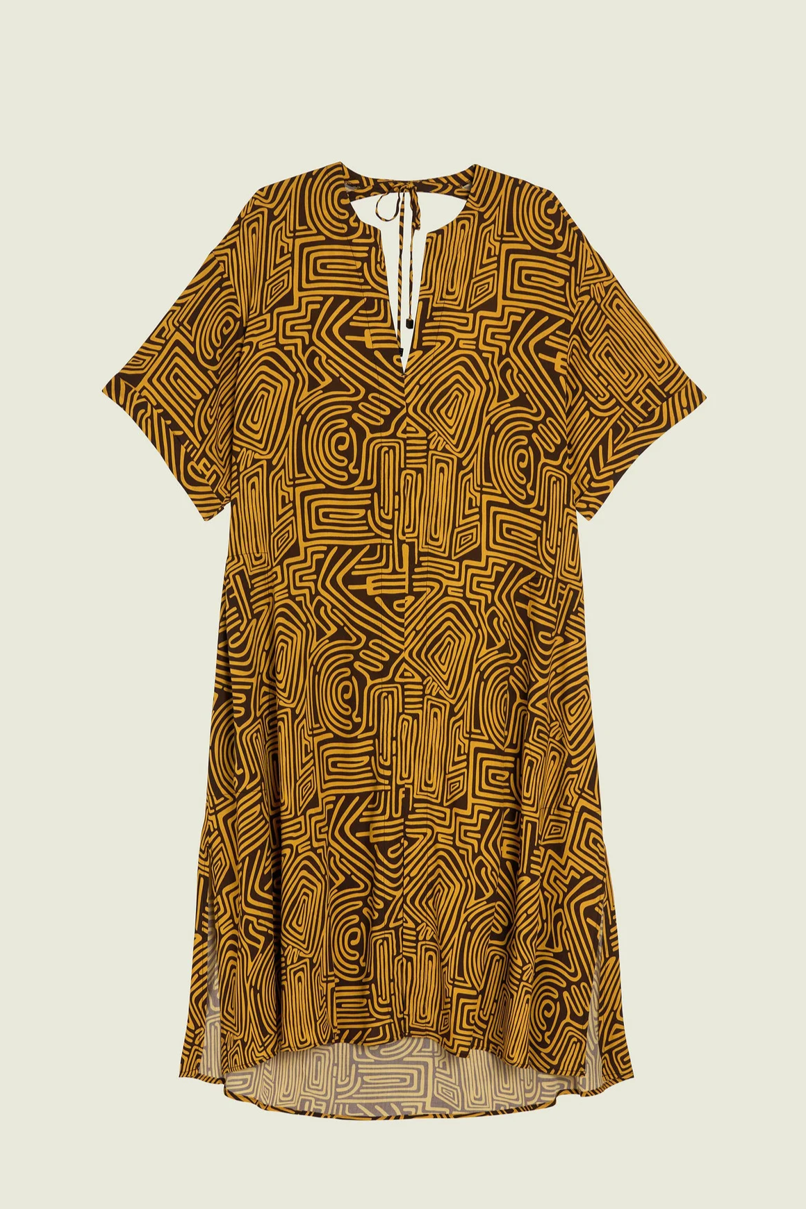 Tawny Golconda Tangelo Viscose Dress