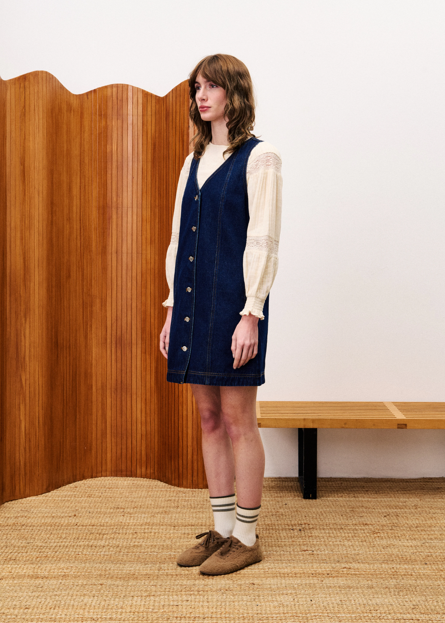 Nala Midnight Blue Denim Dress