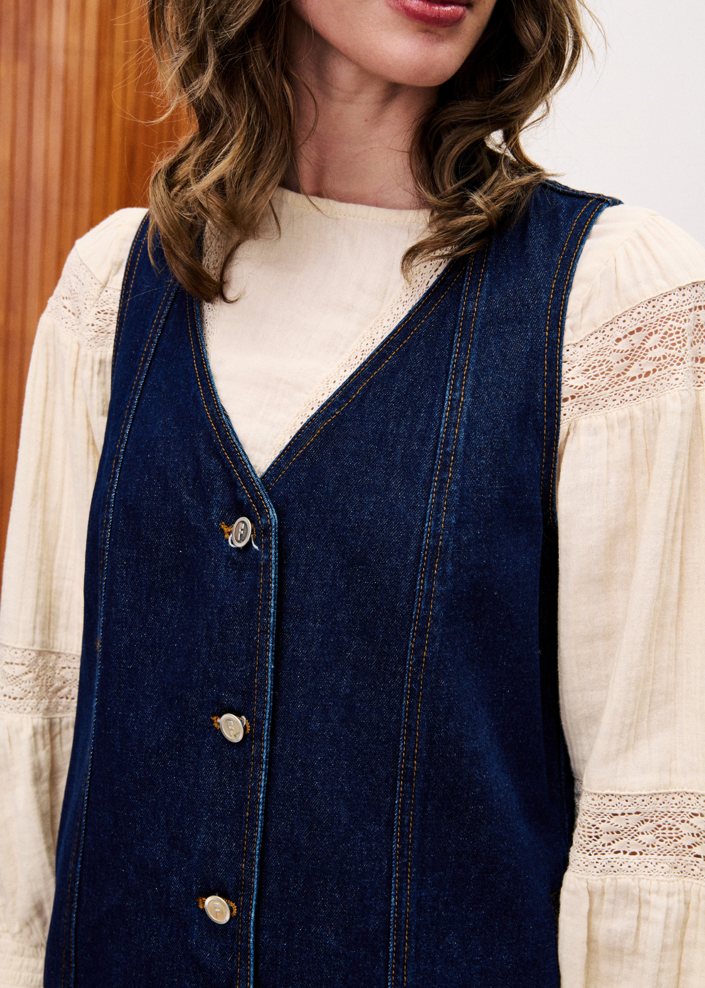 Nala Midnight Blue Denim Dress