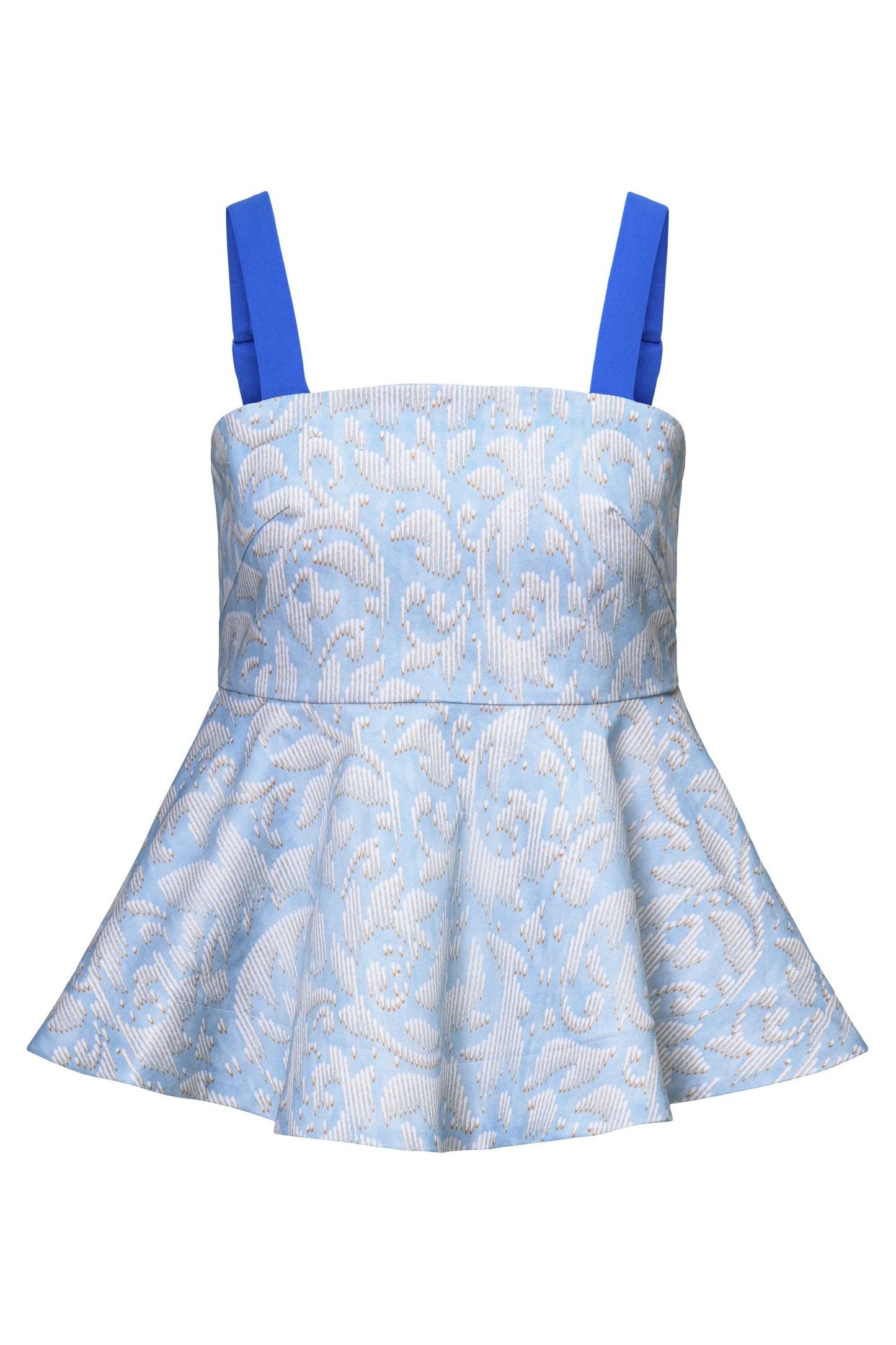 Twill Peplum Top
