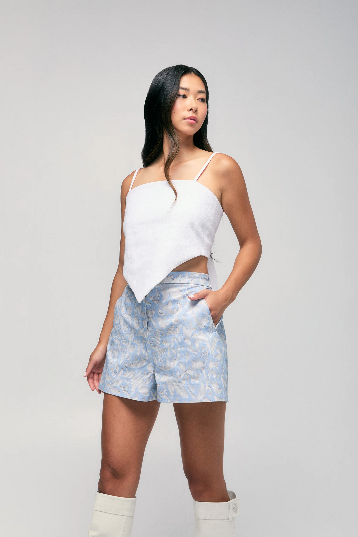 Twill Trouser Shorts