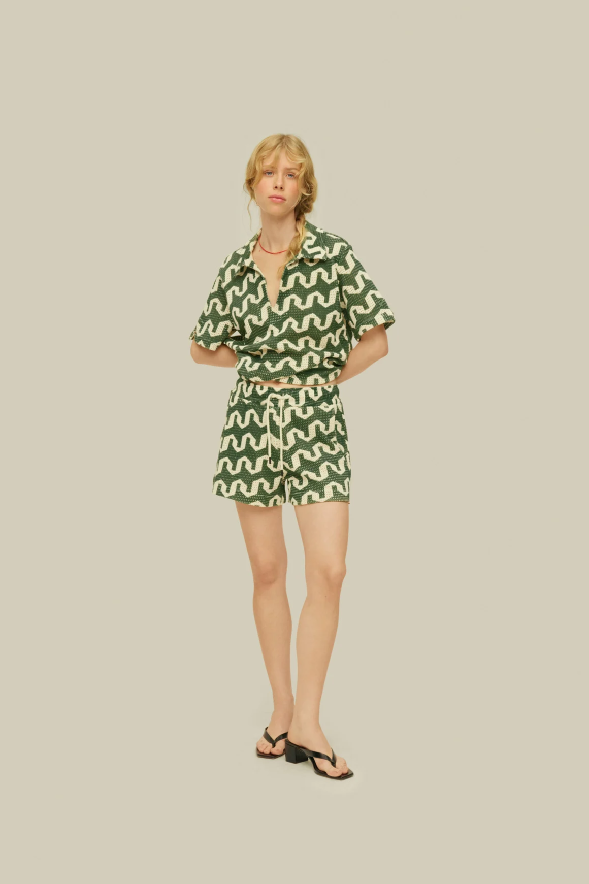 Atlas Drizzle Net Shorts