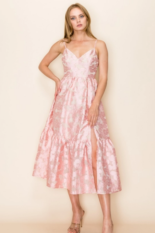 Allen Sweetheart Dress in Textured Gauze