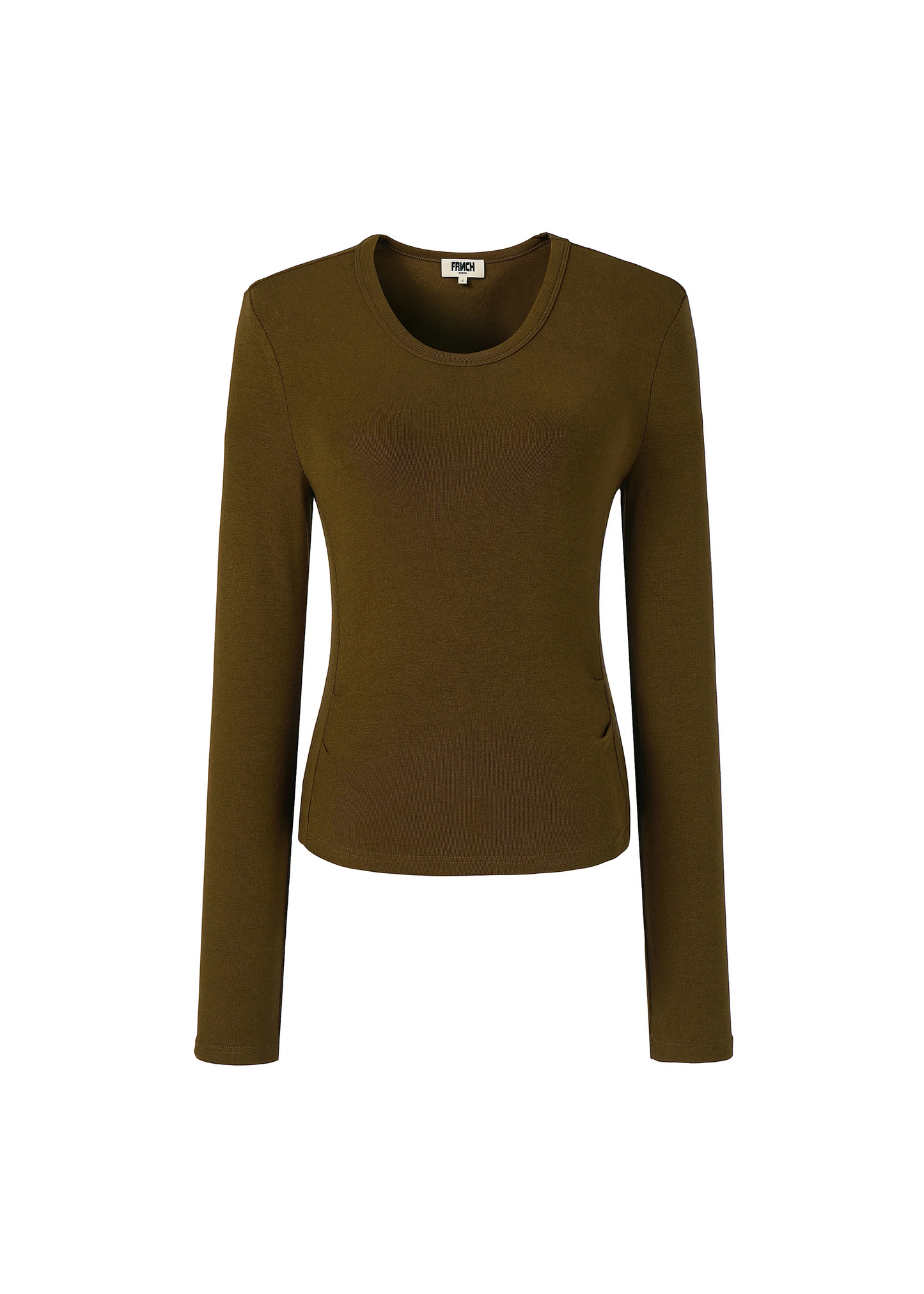 Goyavier Olive Fitted Long Sleeve Tee