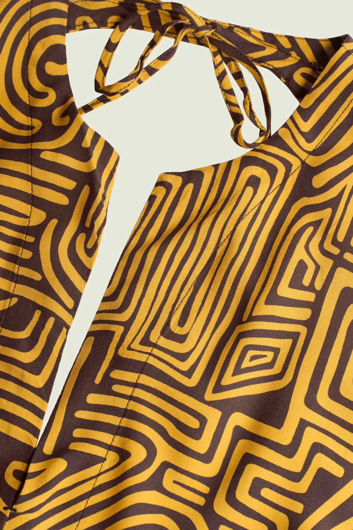 Tawny Golconda Tangelo Viscose Dress