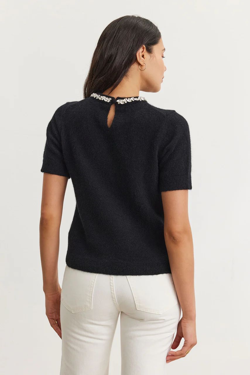 Layton Alpaca Embellished Sweater