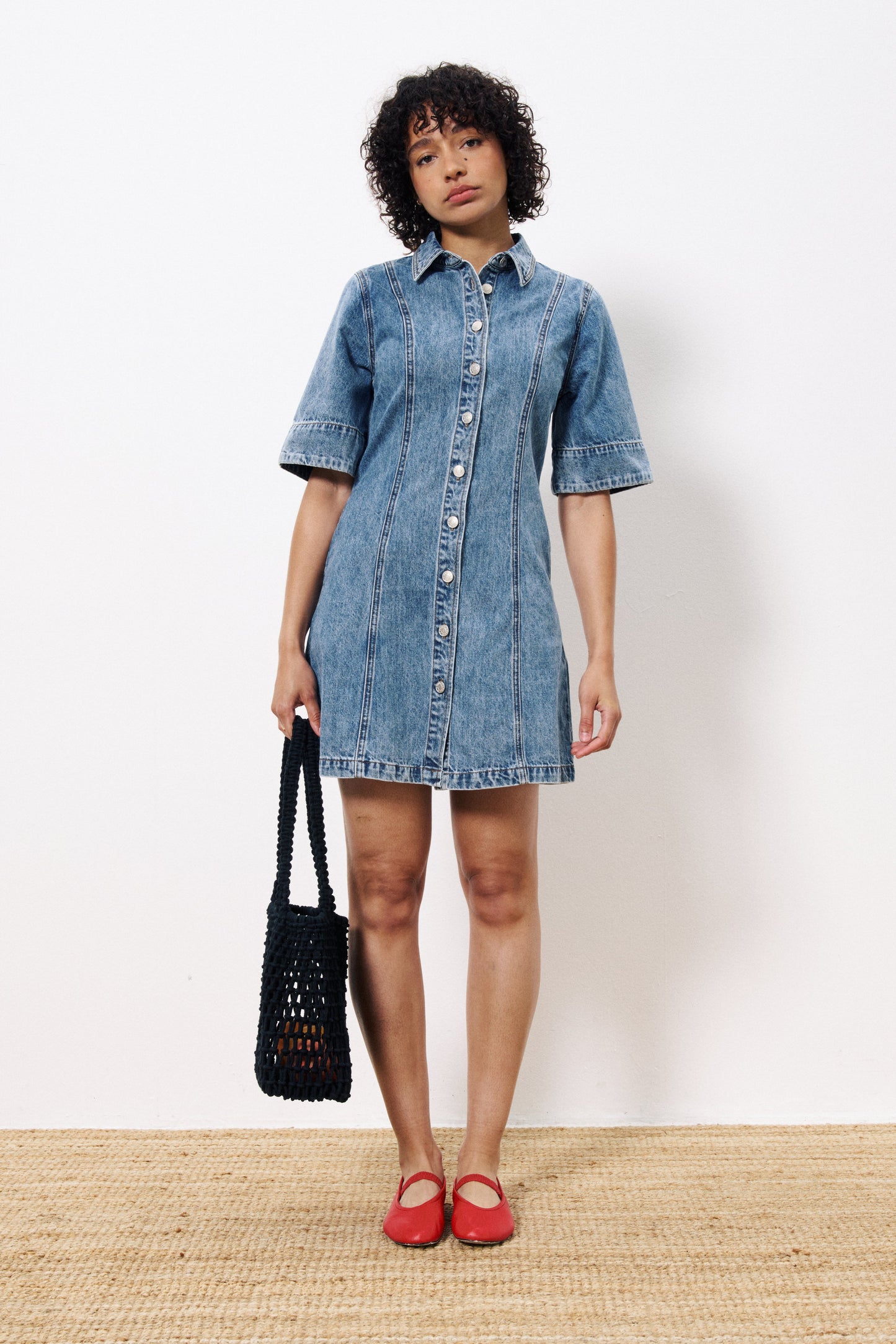Robe en jean bleue Ellyne