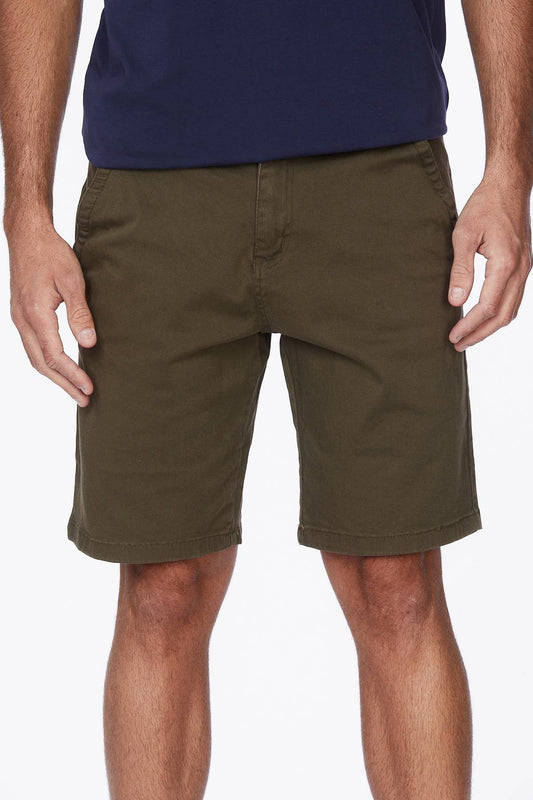 Shorts Chino Été Stretch 4 Poches en Twill pour Hommes
