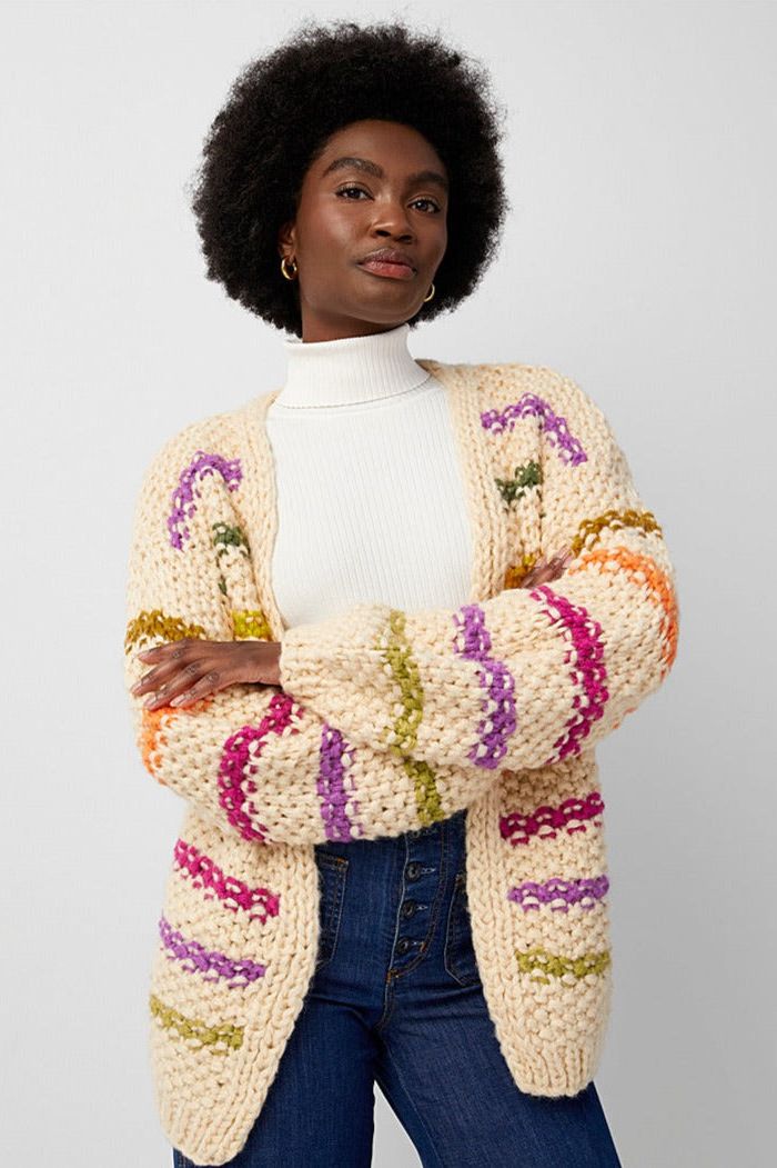 Lobelia Stripe Cardigan - Ms.Meri Mak