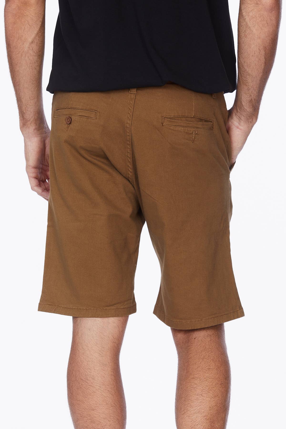 Shorts Chino Été Stretch 4 Poches en Twill pour Hommes