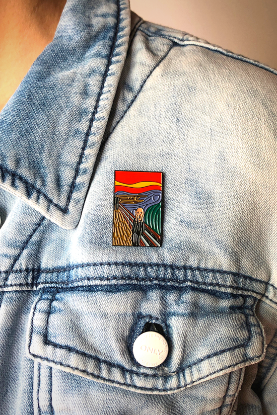 Scream - Munch – Pin - Ms.Meri Mak