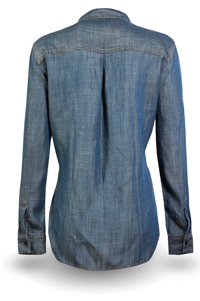 Women's Denim Shirts - Celka Denim Shirt | Ms. Meri Mak