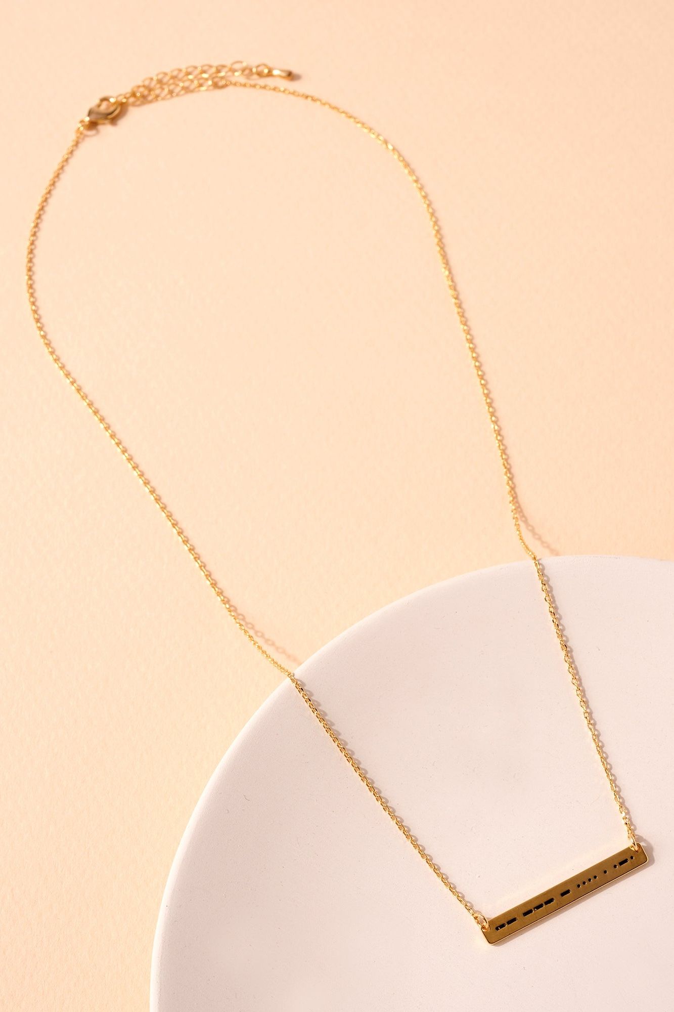 Enchanted Morse Code Mother Necklace - Ms.Meri Mak