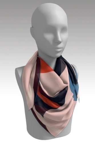Gabriel Abstract Scarf - Ms.Meri Mak