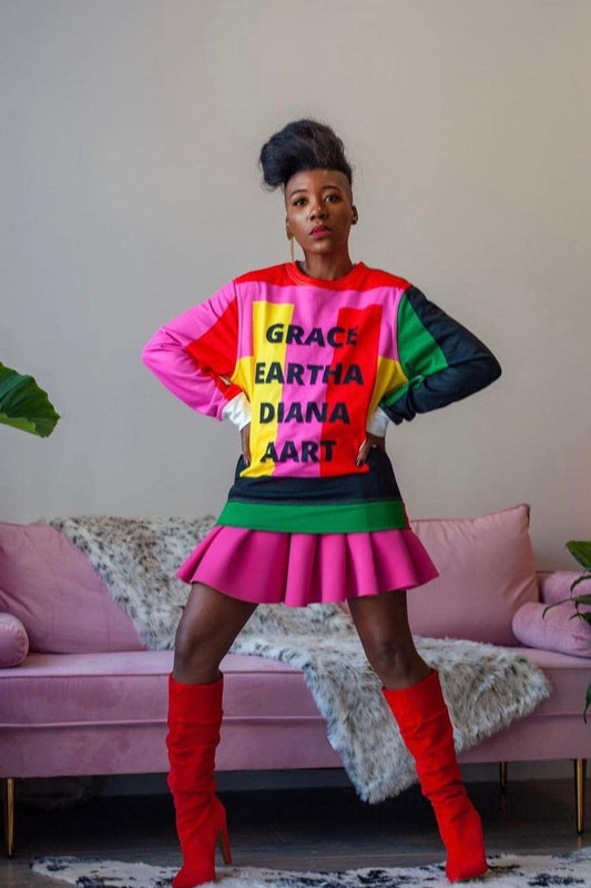 Shaquita Garcia - AART ICON Unisex Crewneck Pullover - Ms.Meri Mak