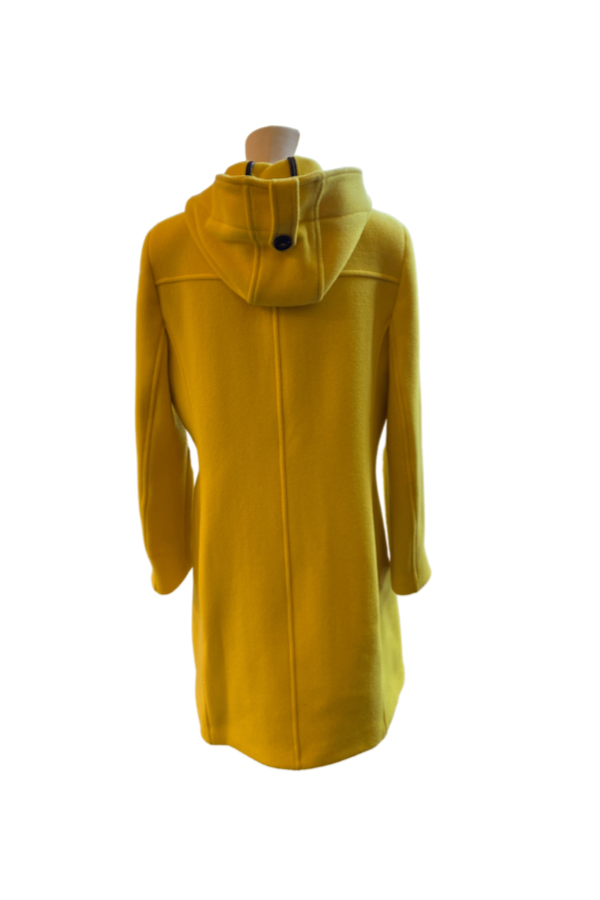 Lemon Bomb Virgin Wool Pea Coat - Ms.Meri Mak