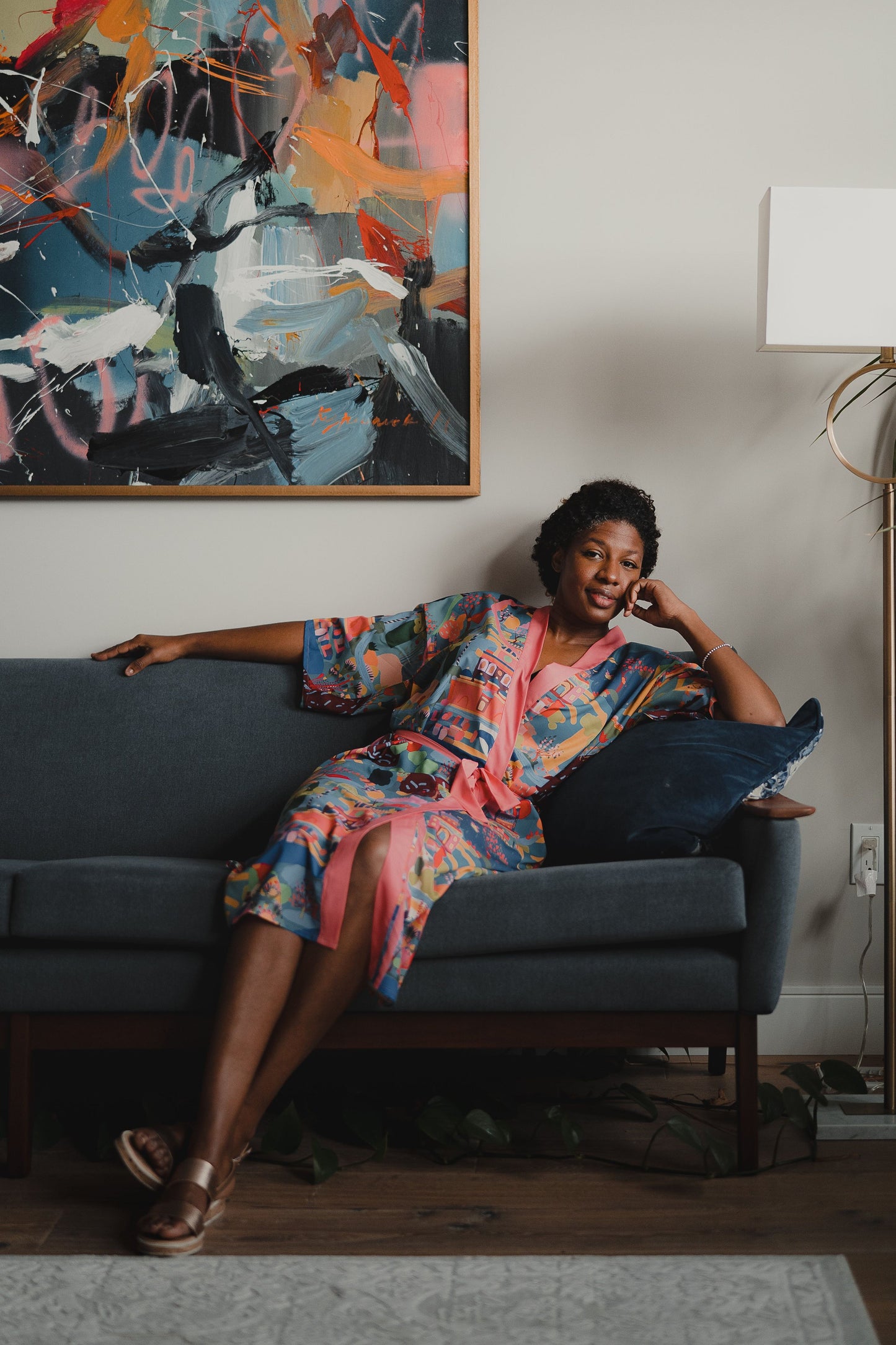 Silk Kimono Minimundo by Santiago Paredes - Ms.Meri Mak