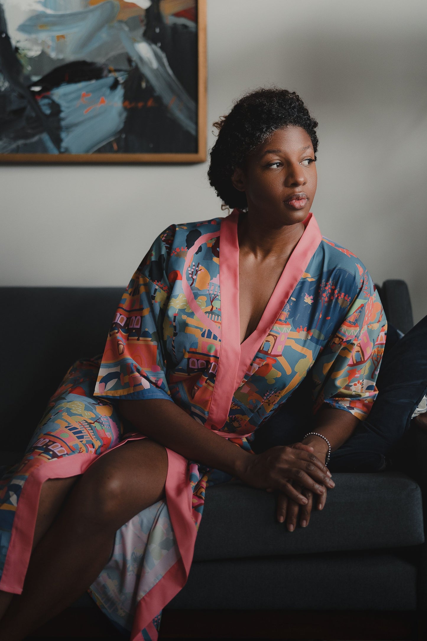 Silk Kimono Minimundo by Santiago Paredes - Ms.Meri Mak