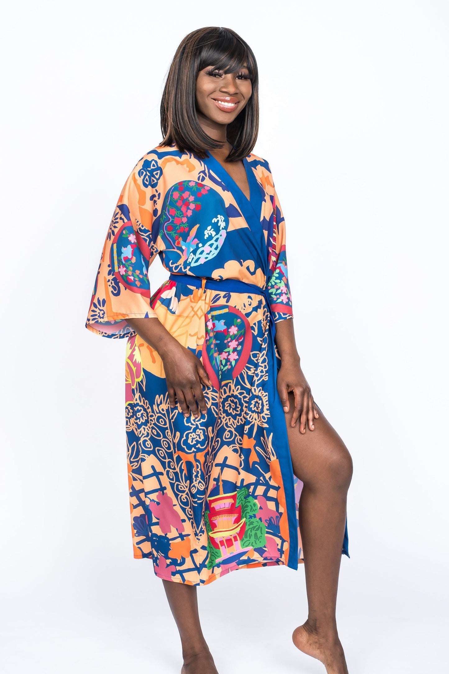 Silk Kimono Postales by Santiago Paredes - Ms.Meri Mak