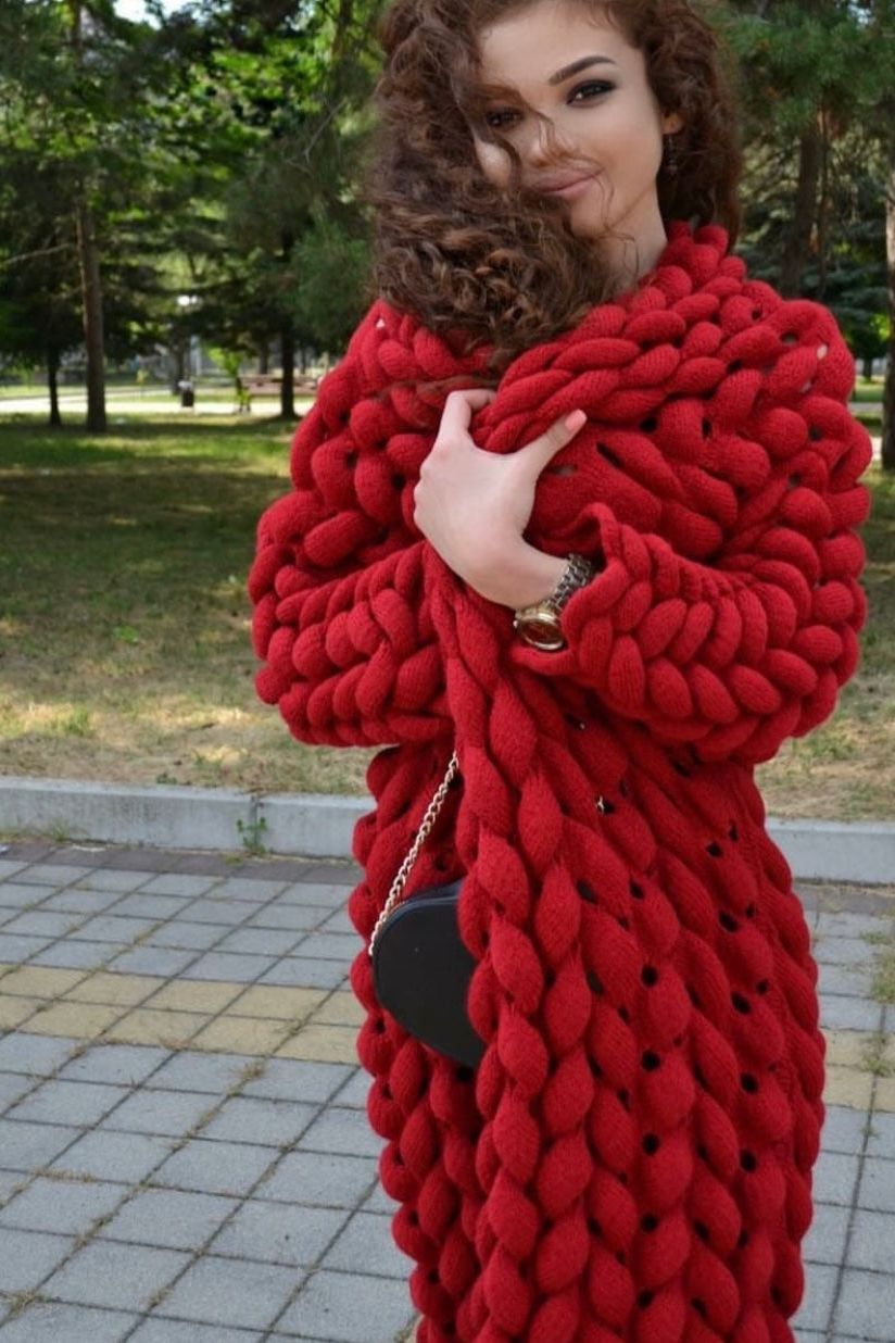 Jolie Knit Cardigan - Berry - Ms.Meri Mak