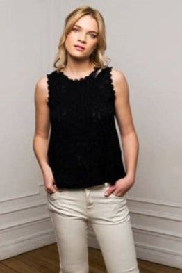 Catherine Sleeveless Lace Top - Ms.Meri Mak