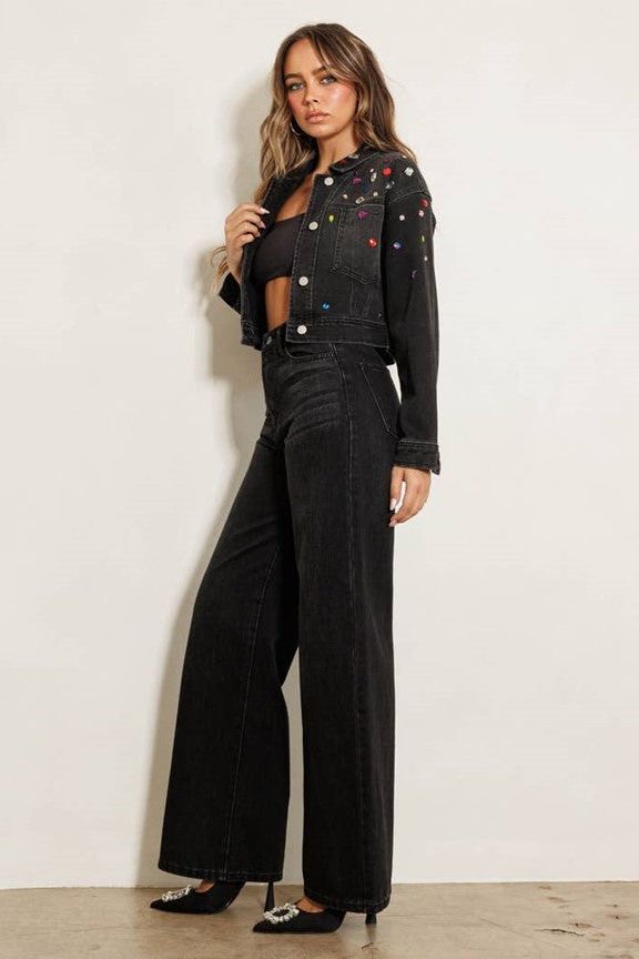 Pablo Slim Wide Jeans - Ms.Meri Mak