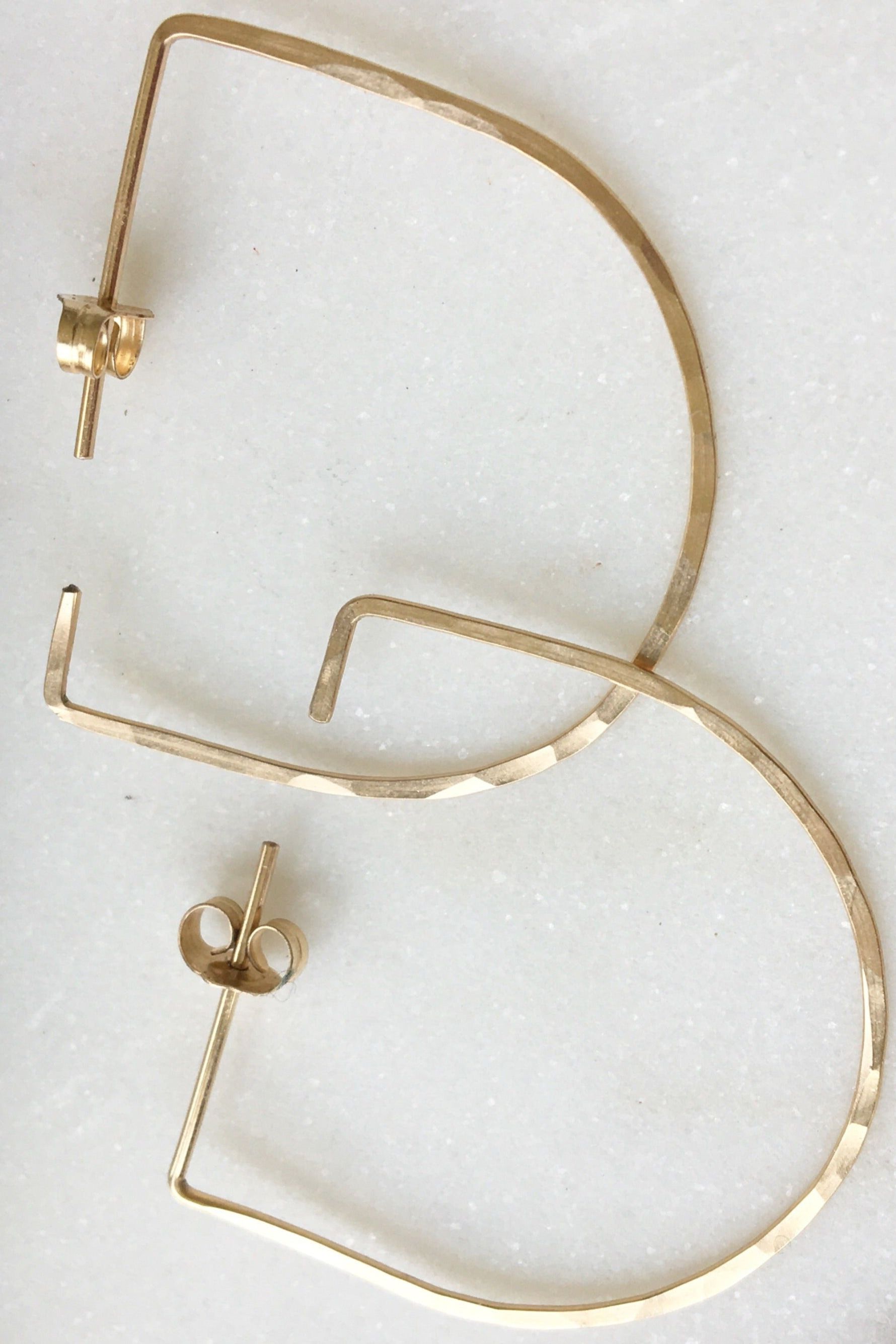 Evo Earrings 14k gold - Ms.Meri Mak