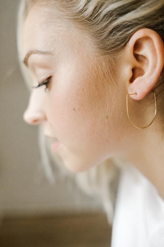 Evo Earrings 14k gold - Ms.Meri Mak
