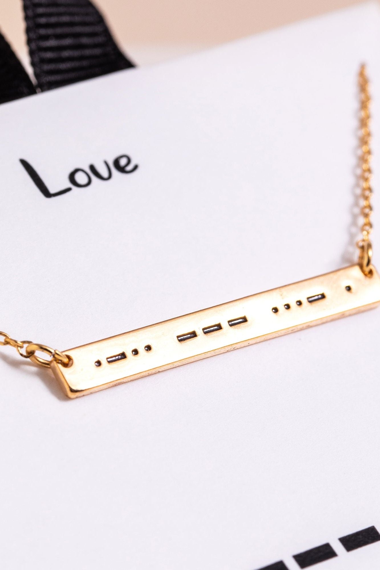 Enchanted Morse Code Love Necklace - Ms.Meri Mak