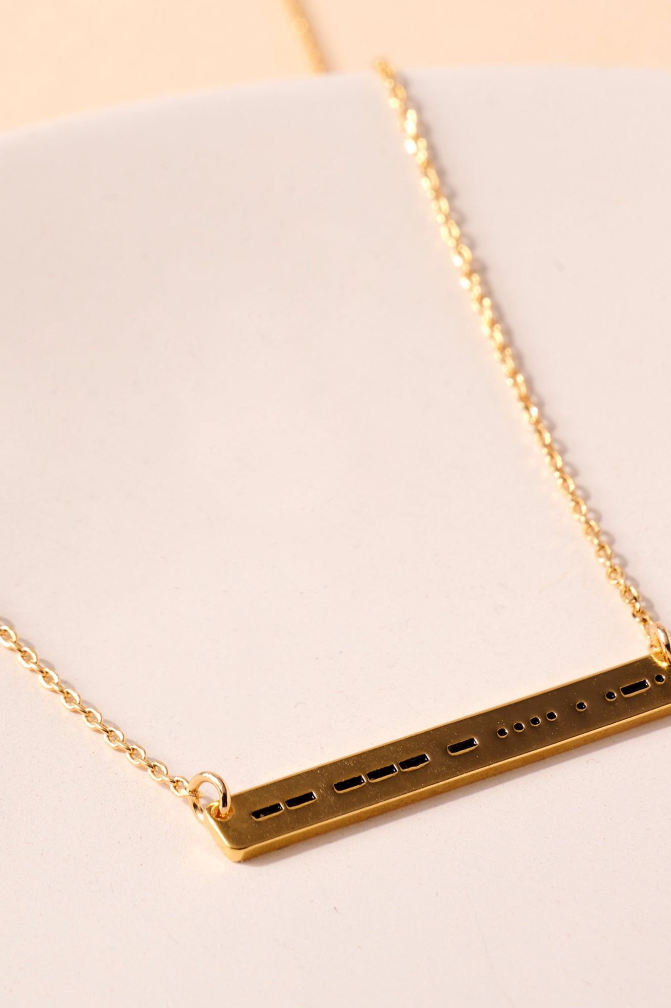 Enchanted Morse Code Love Necklace - Ms.Meri Mak