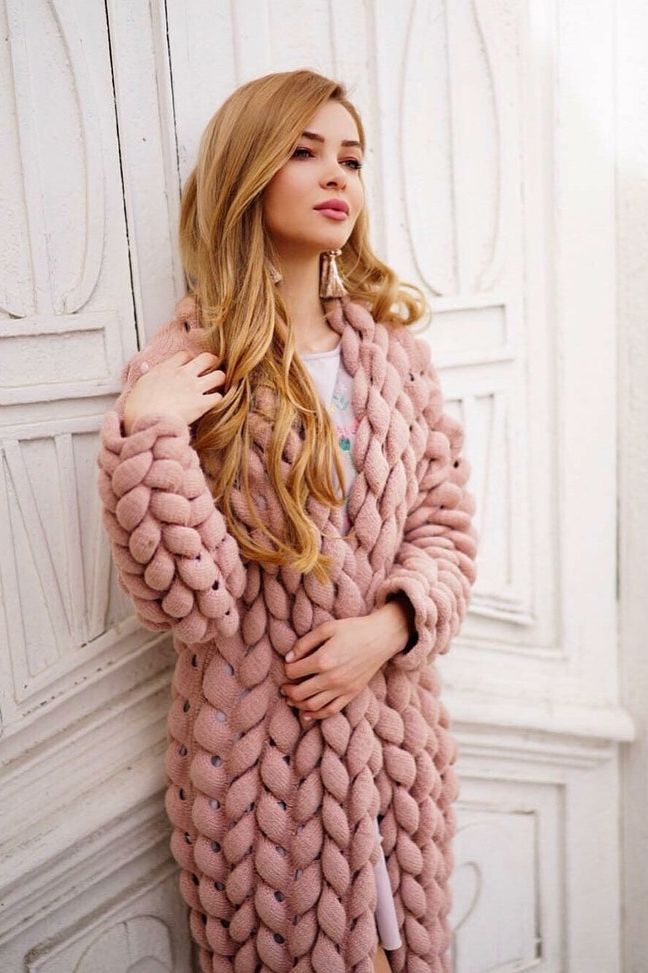 Jolie Knit Cardigan - Dusty Rose - Ms.Meri Mak