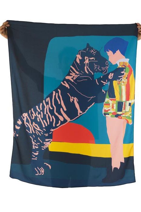 Santiago Paredes | Posmo Printed Scarf - Ms.Meri Mak