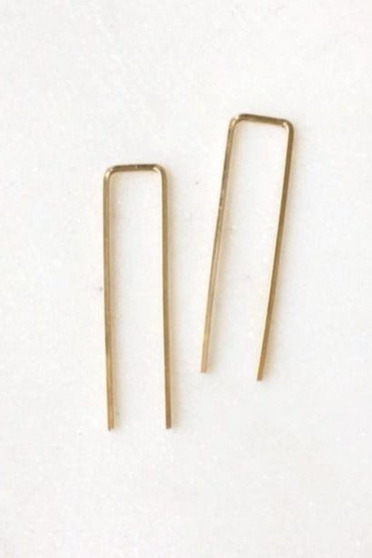 Erwan Staples 14k Gold & Sterling Silver - Ms.Meri Mak