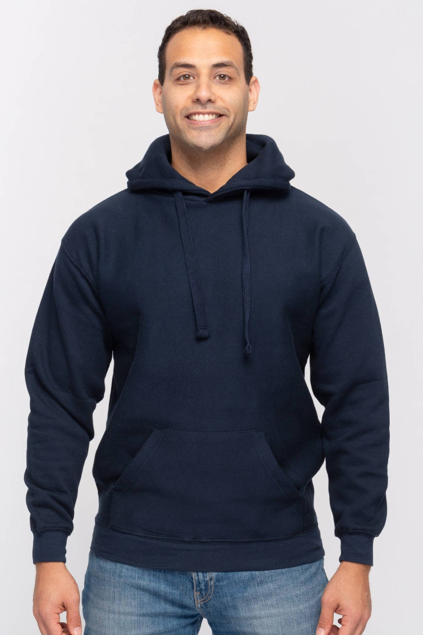 Navy Fleece Cozy Hoodie - Men