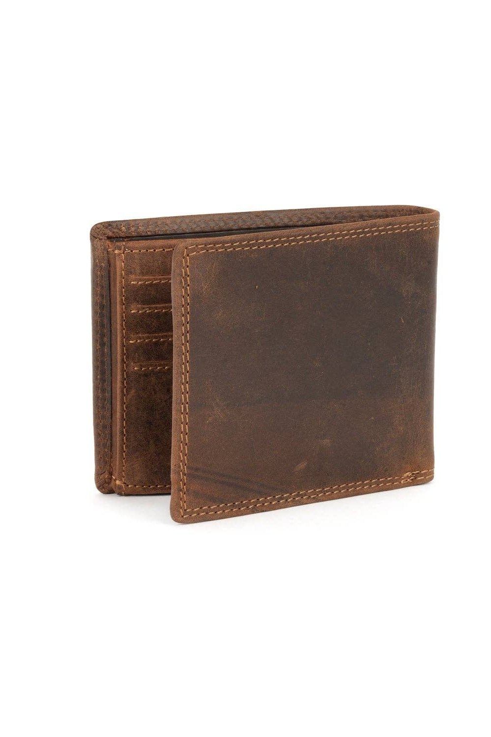 Hart Wax Pull-up Leather Wallet  - RFID