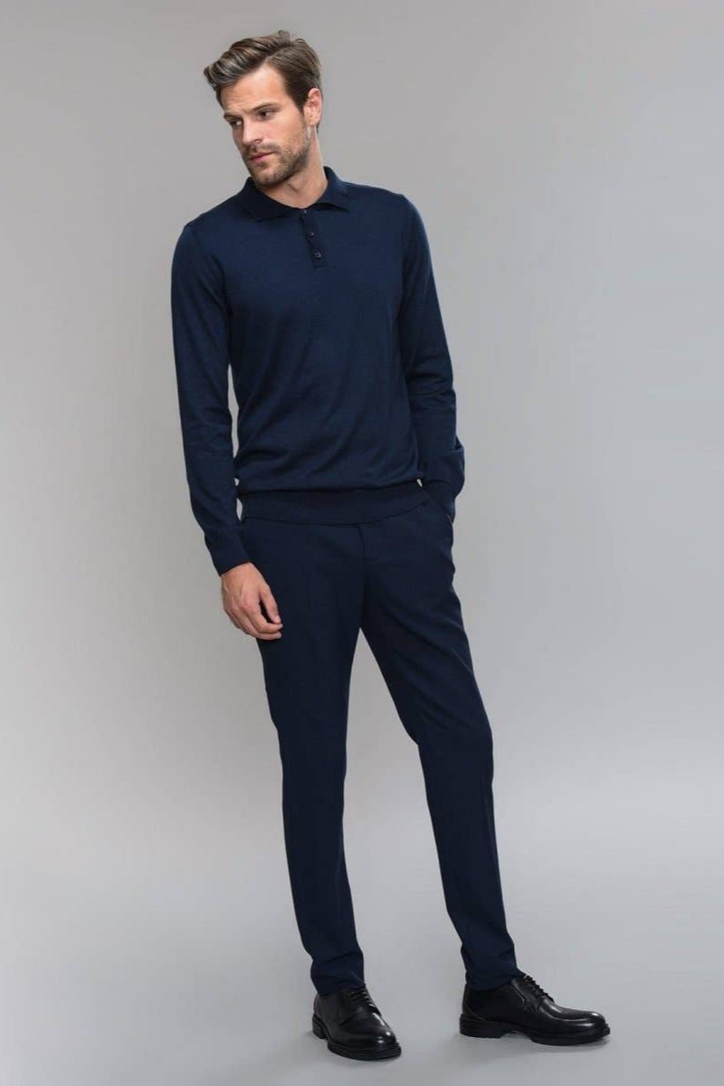 Malcolm Easy Fit Polo Sweater