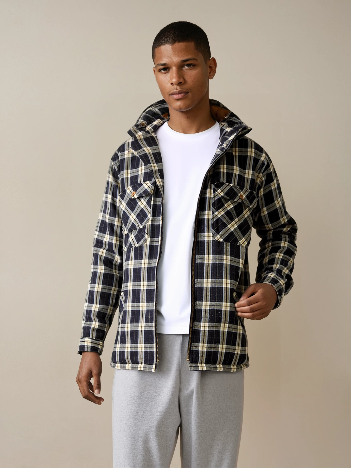 Fort Hyde Check Plaid Hoodie