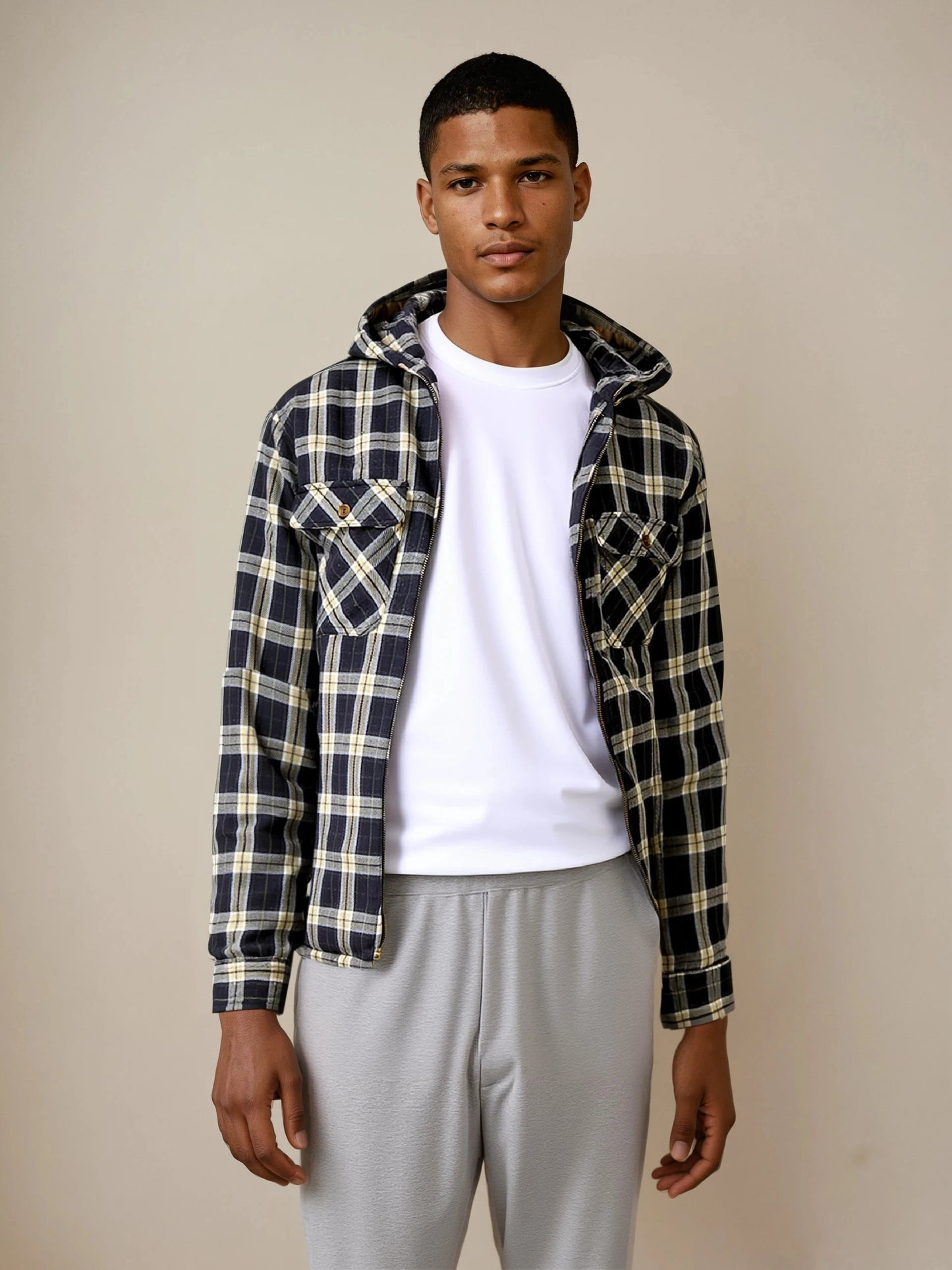 Fort Hyde Check Plaid Hoodie