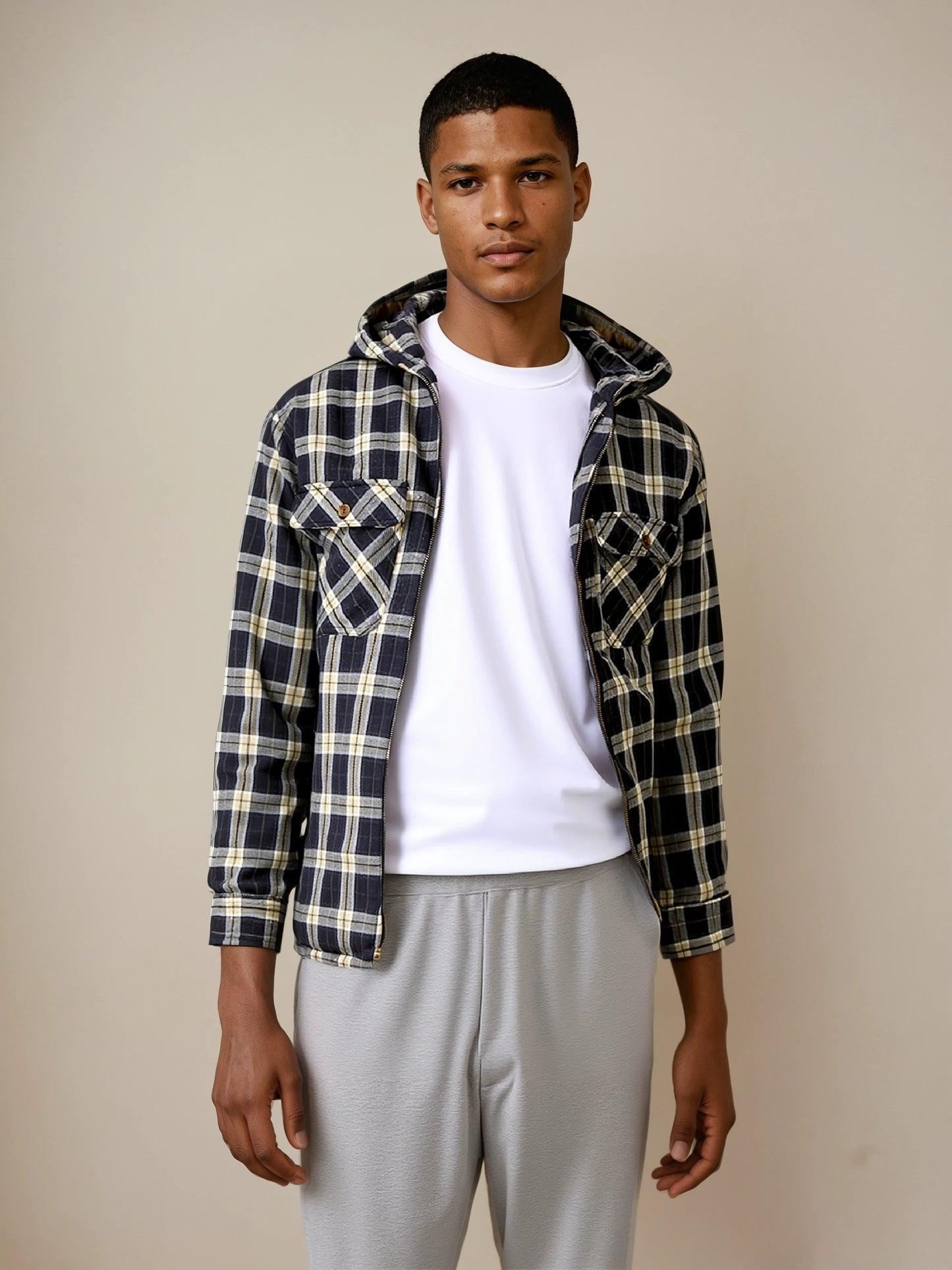 Fort Hyde Check Plaid Hoodie